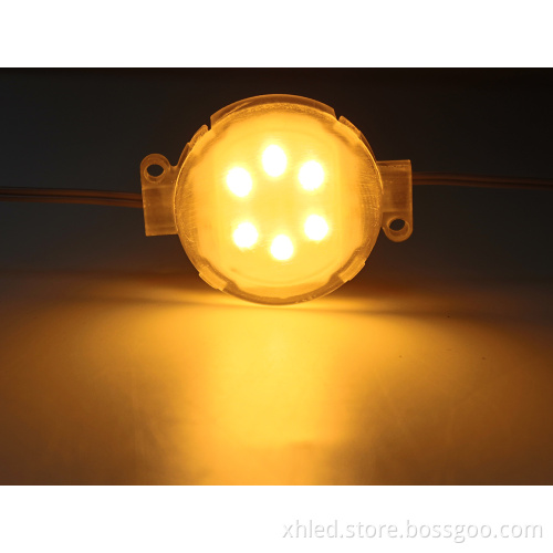 Chinese Manufacturer SMD5050 50mm RGBW 6LED Pixel Light DC24V Addressable Pixel Point Light
